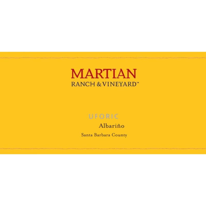 Martian Uforic Albarino 2013 Front Label