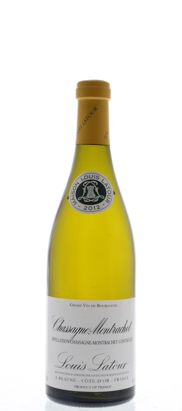 Louis Latour Chassagne-Montrachet Blanc 2012 Front Bottle Shot