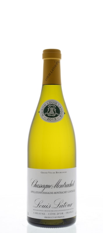 Louis Latour Chassagne-Montrachet Blanc 2013 Front Bottle Shot