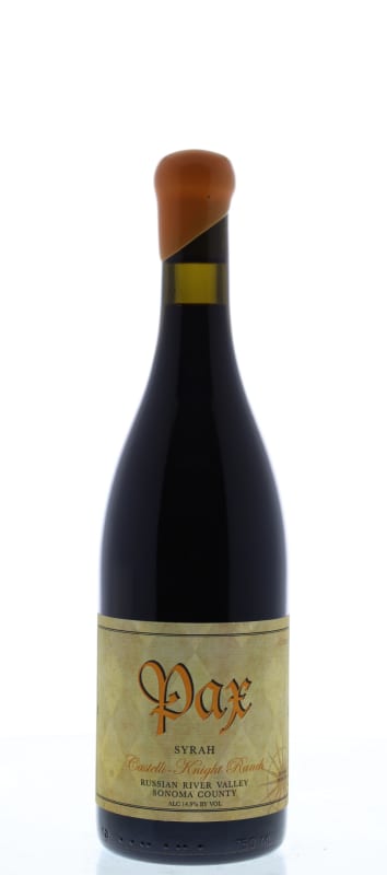 Pax Castelli-Knight Ranch Syrah 2011 Front Bottle Shot