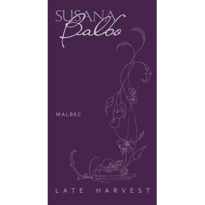 Susana Balbo Late Harvest Malbec (500ML) 2011 Front Label