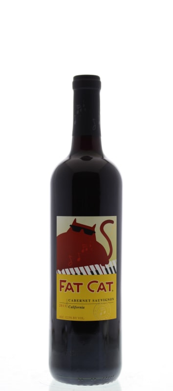 Fat Cat Cellars Cabernet Sauvignon 2013 Front Bottle Shot