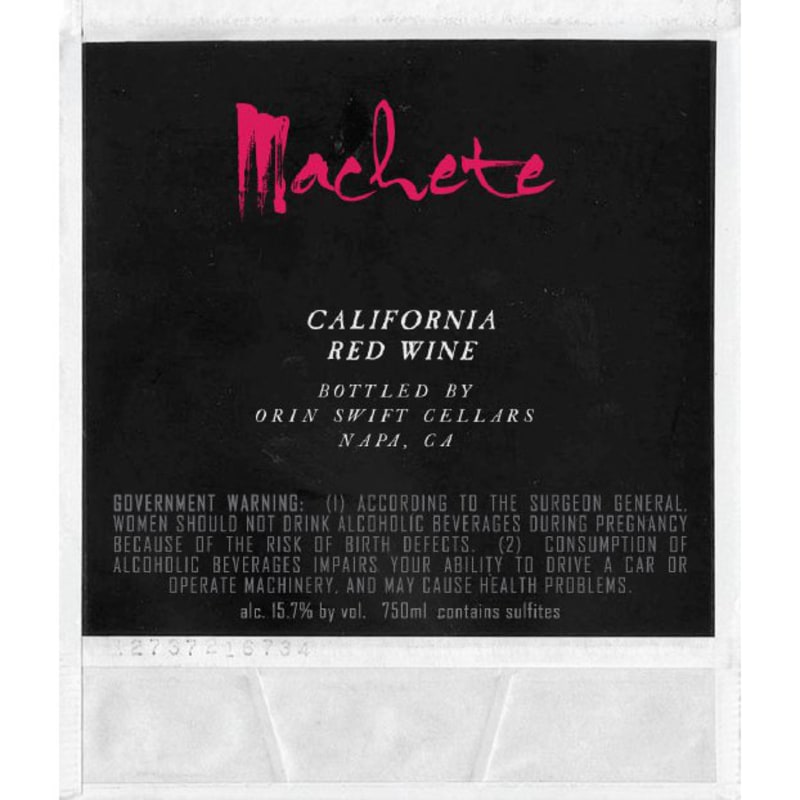 Orin Swift Cellars Machete 2013 | Wine.com