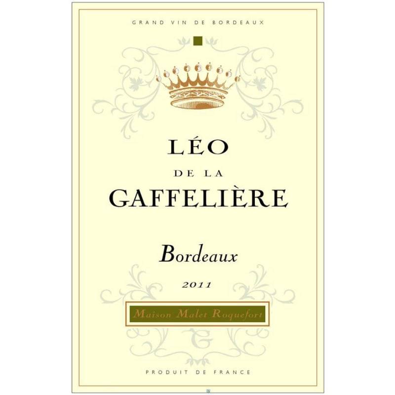 Chateau La Gaffeliere Leo de La Gaffeliere 2011 Front Label