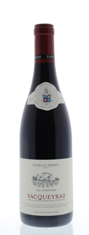 Famille Perrin Vacqueyras Les Christins 2012 Front Bottle Shot