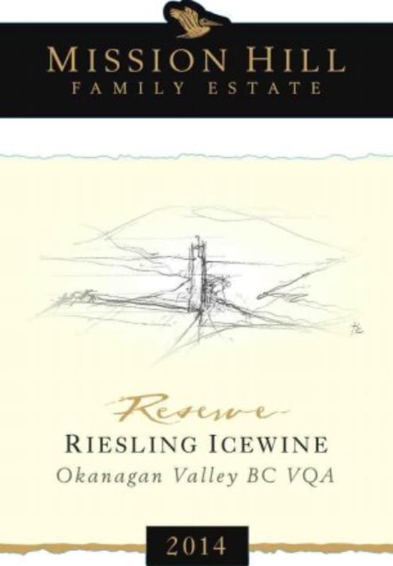 Mission Hill Icewine Reserve Riesling 2014 Front Label