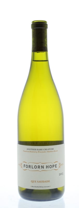 Forlorn Hope Que Saudade Verdelho 2013 Front Bottle Shot