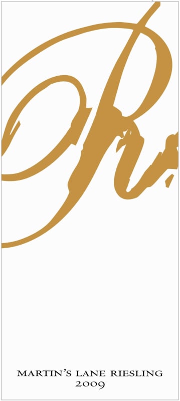 Mission Hill Martin's Lane Riesling 2009 Front Label