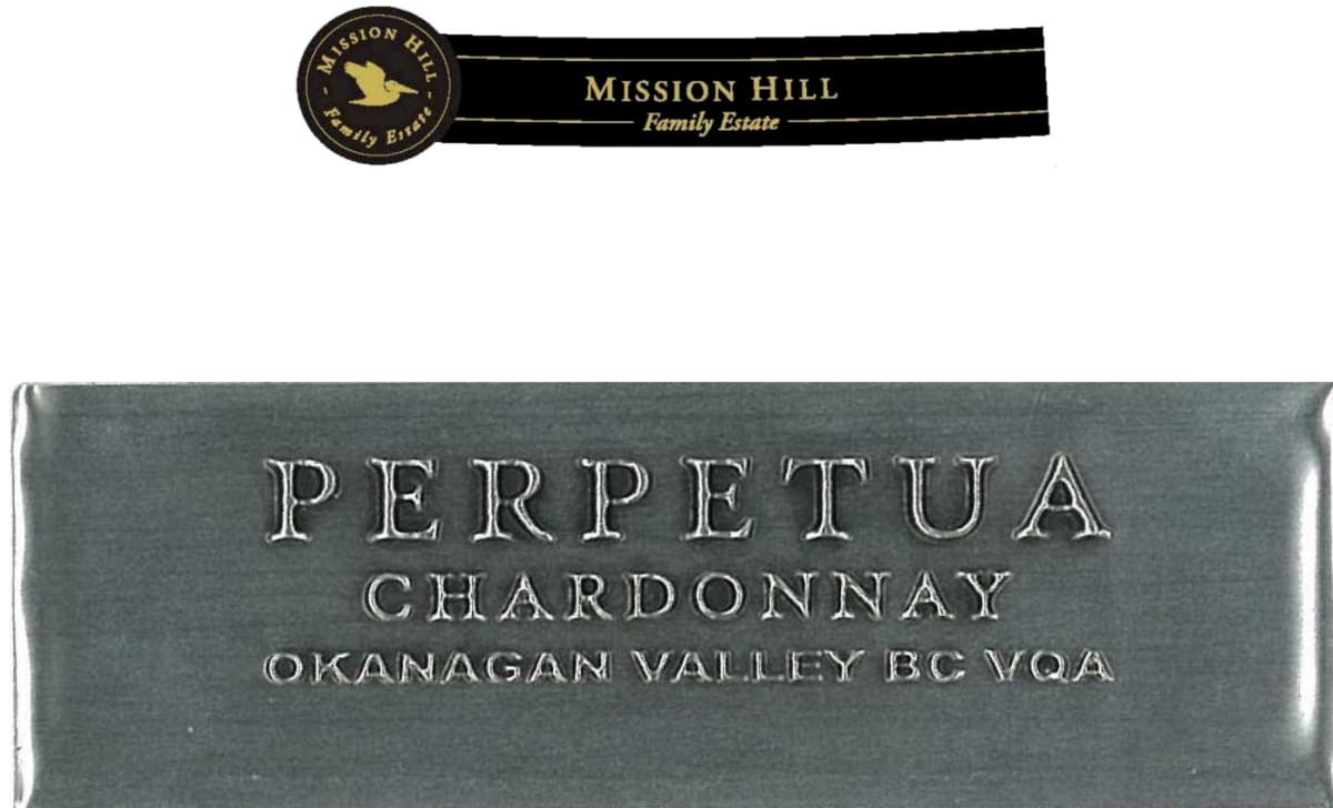 Mission Hill Legacy Series Perpetua Chardonnay 2010 Front Label