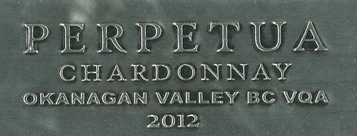 Mission Hill Legacy Series Perpetua Chardonnay 2012 Front Label