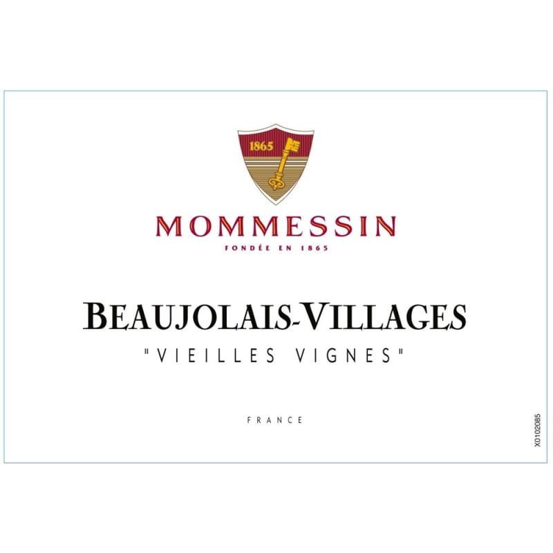 Mommessin Beaujolais-Villages Vieilles Vignes 2013 Front Label