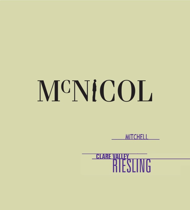 Mitchell McNicol Riesling 2009 Front Label