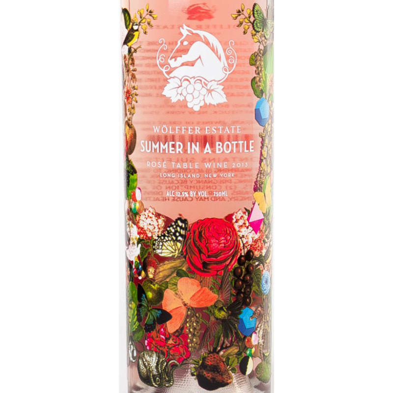 Wolffer Summer in a Bottle Rose 2014 Front Label