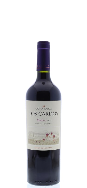 Dona Paula Los Cardos Malbec 2013 Front Bottle Shot