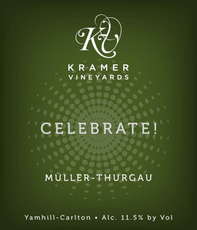Kramer Celebrate Muller-Thurgau 2014 Front Label