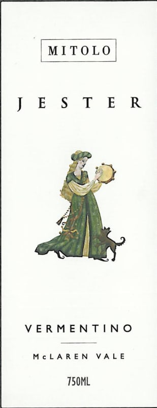 Mitolo Jester Vermentino 2011 Front Label