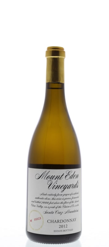 Mount Eden Vineyards Estate Chardonnay 2012 Front Bottle Shot