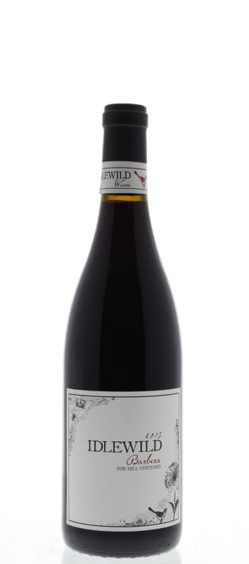 Idlewild Fox Hill Barbera 2013 Front Bottle Shot