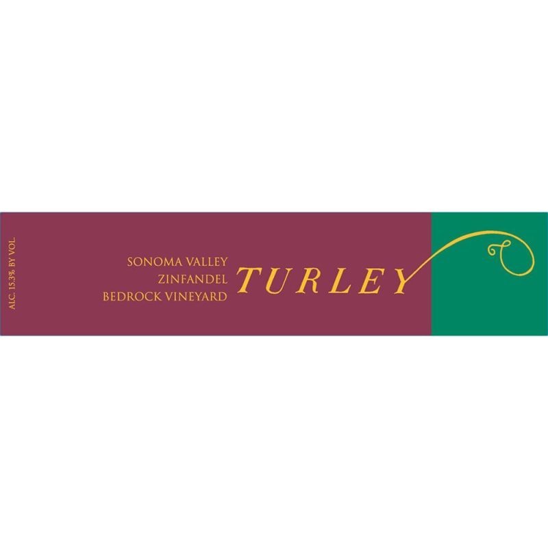 Turley Bedrock Zinfandel 2013 Front Label