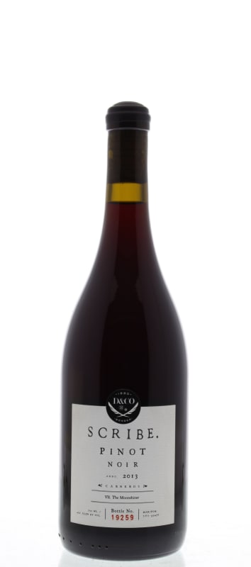 Scribe Carneros Pinot Noir 2013 Front Bottle Shot