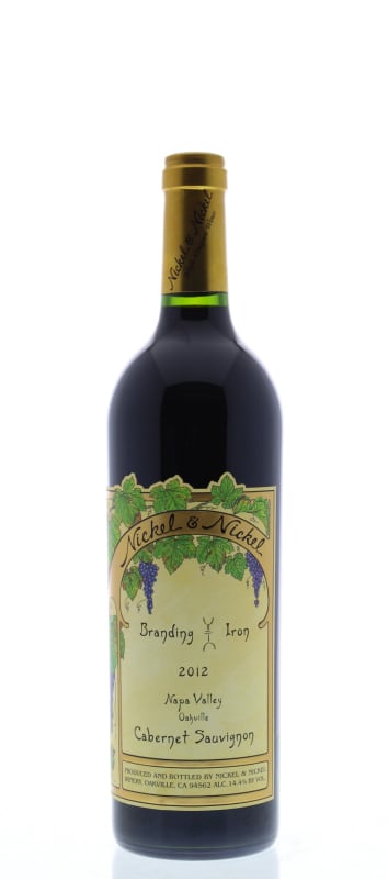Nickel & Nickel Branding Iron Cabernet Sauvignon 2012 Front Bottle Shot