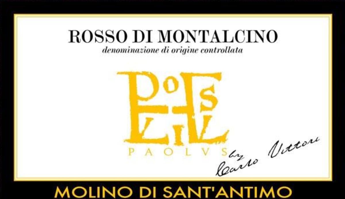Molino di Sant'Antimo Rosso di Montalcino Paolus 2007 Front Label