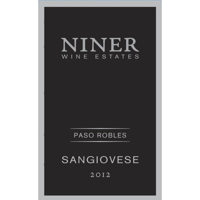 Niner Sangiovese 2012 Front Label