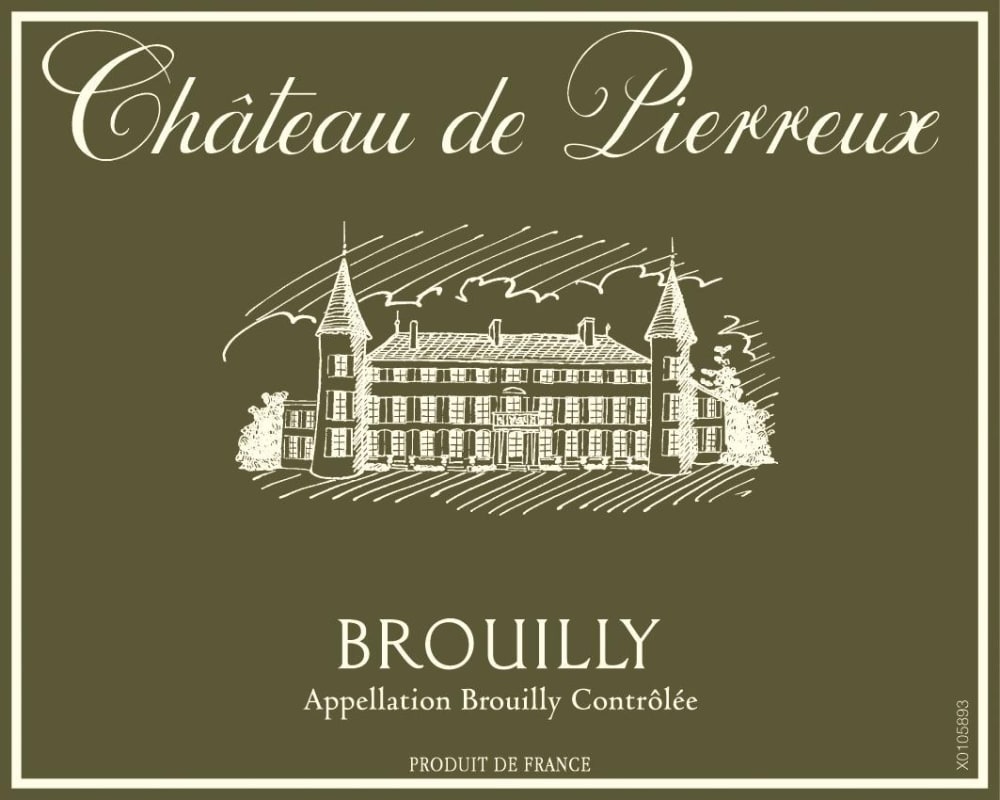 Mommessin Chateau de Pierreux Brouilly 2012 Front Label