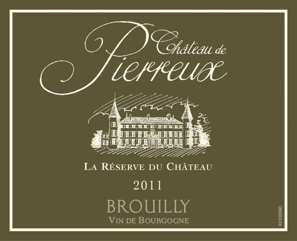 Mommessin Chateau de Pierreux La Reserve Brouilly 2011 Front Label