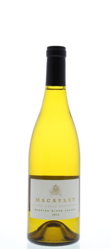 Macauley Dutton Ranch Chardonnay 2013 Front Bottle Shot