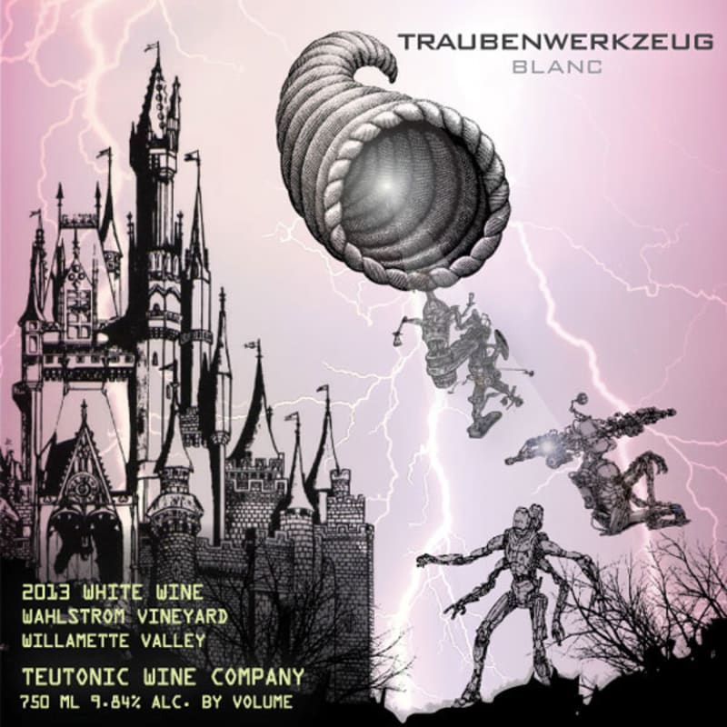 Teutonic Traubenwerkzeug Blanc 2013 Front Label