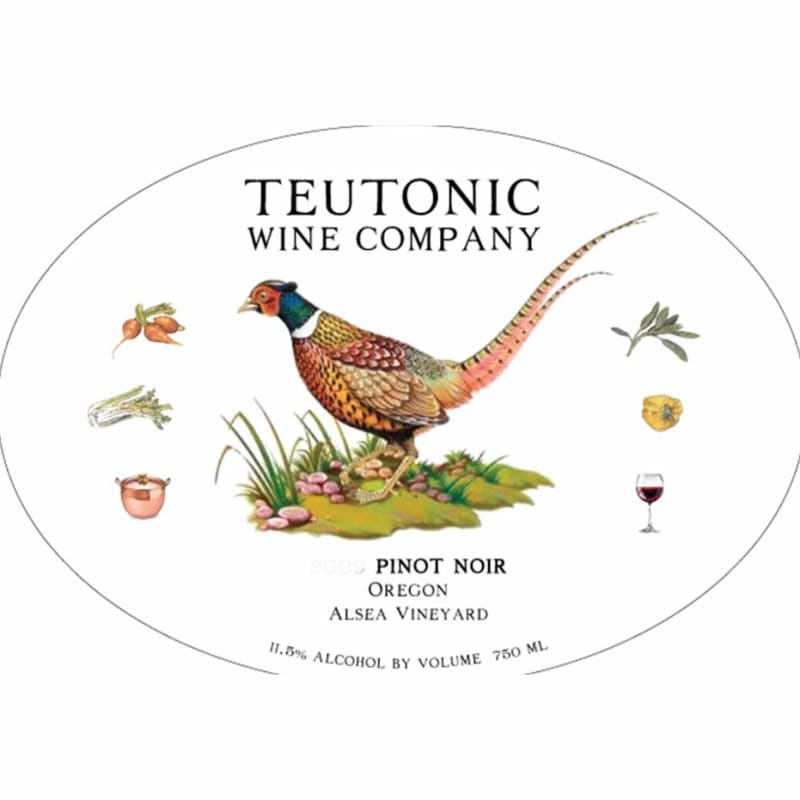 Teutonic Alsea Pinot Noir 2011 Front Label