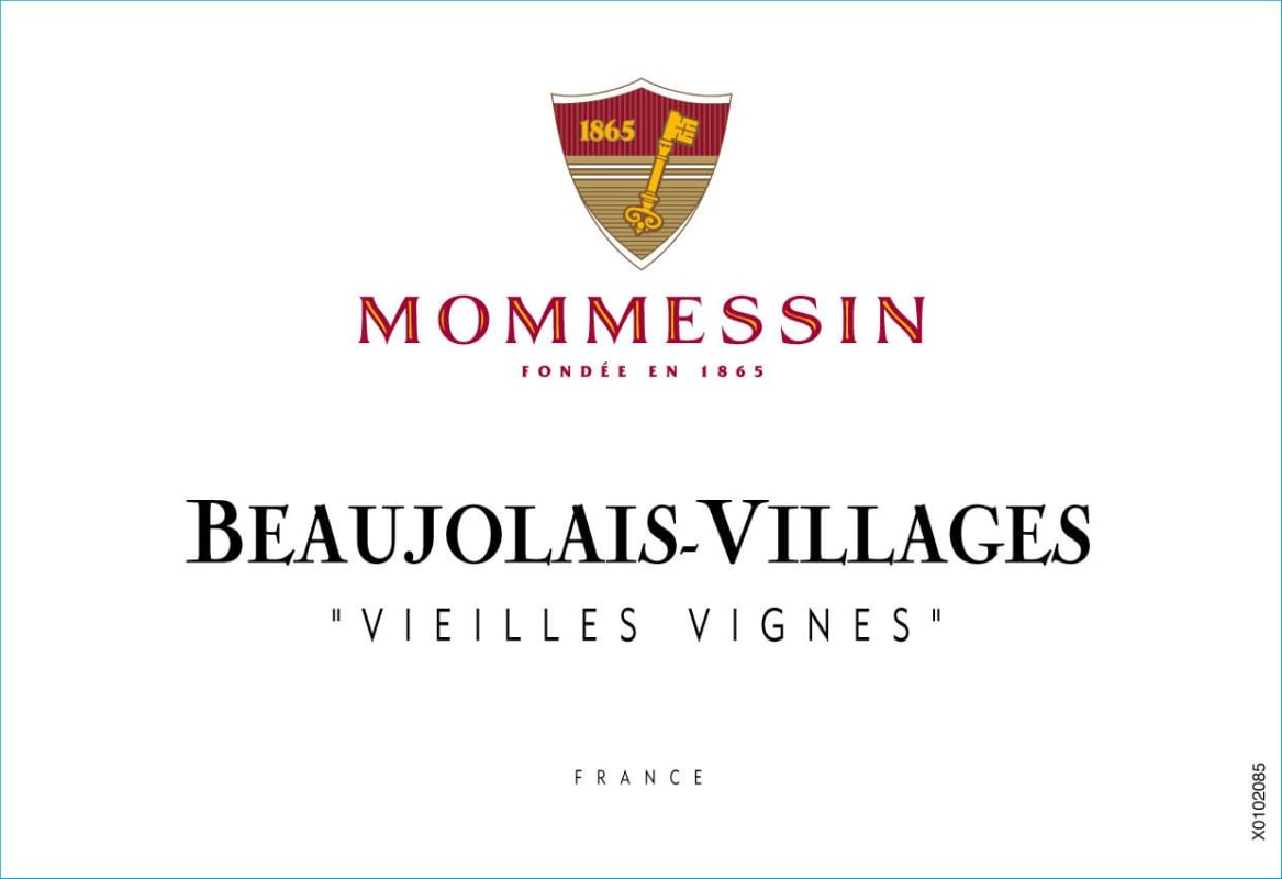 Mommessin Beaujolais-Villages Vieilles Vignes 2012 Front Label