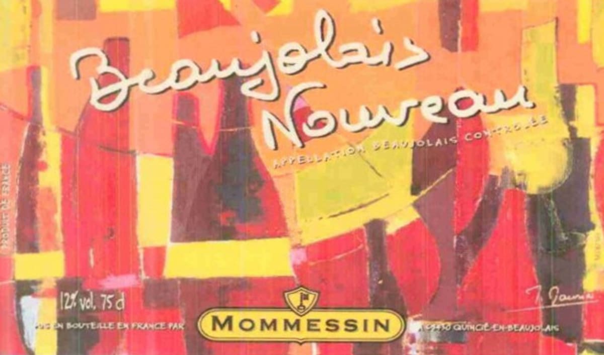 Mommessin Beaujolais Nouveau 2007 Front Label