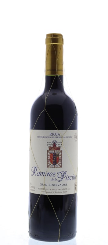 Bodegas Ramirez de la Piscina Gran Reserva 2005 Front Bottle Shot