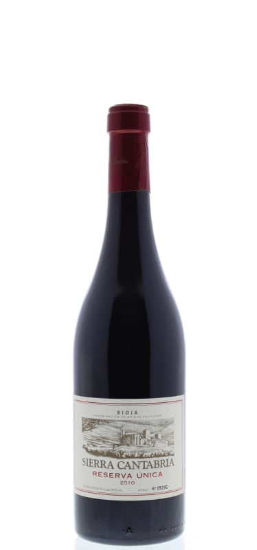 Sierra Cantabria Reserva Unica 2010 Front Bottle Shot