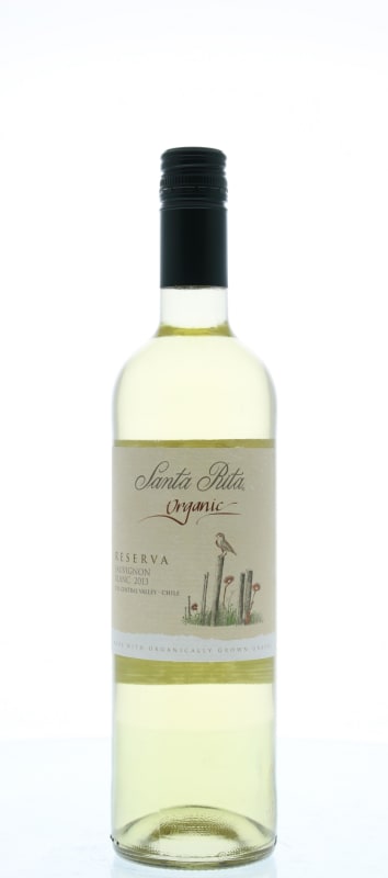 Santa Rita Organic Reserva Sauvignon Blanc 2013 Front Bottle Shot