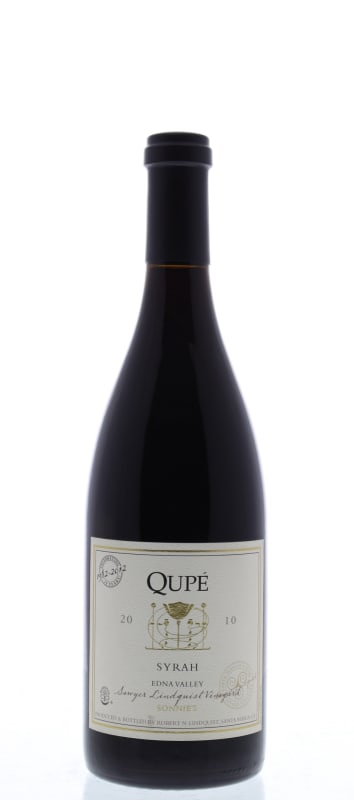 Qupe Sawyer Lindquist Vineyard Sonnie's Syrah 2010 Front Bottle Shot