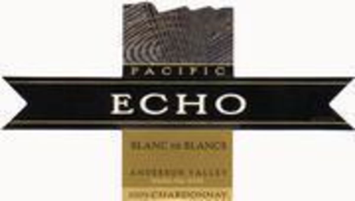 Pacific Echo Blanc de Blancs Sparkling 1995 Front Label