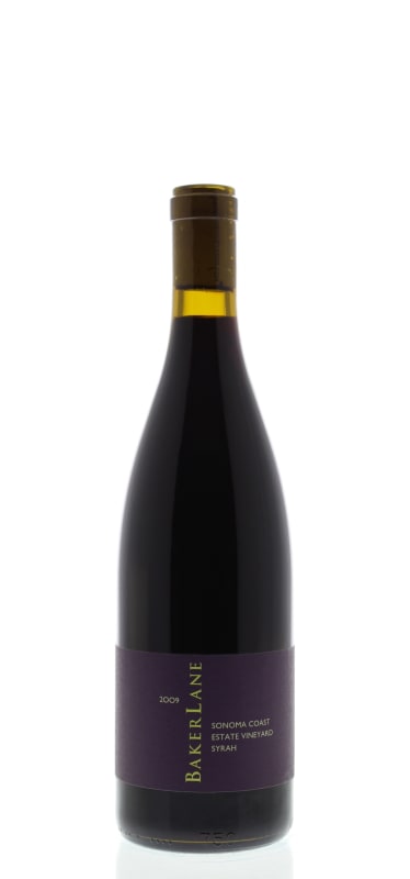 Baker Lane Estate Vineyard Syrah 2009 Front Bottle Shot