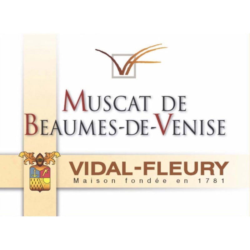 Vidal-Fleury Beaumes de Venise Muscat (375ML half-bottle) 2012 Front Label