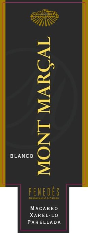 Mont-Marcal Joven Blanco 2014 Front Label