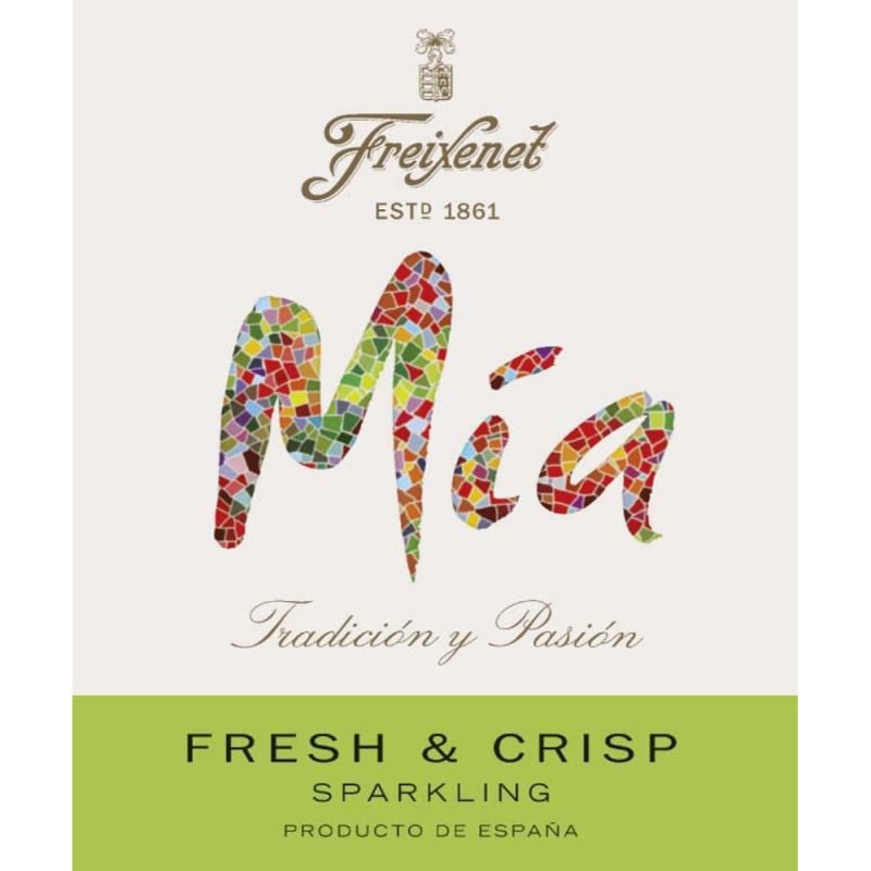 Mia Fresh and Crisp Sparkling Front Label