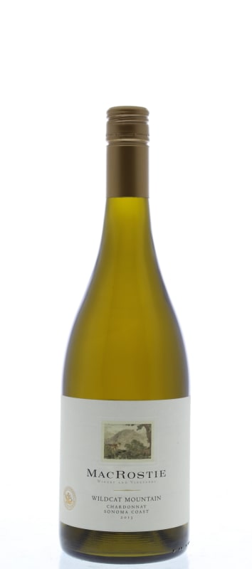 MacRostie Wildcat Mountain Chardonnay 2013 Front Bottle Shot