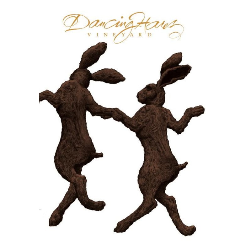 Amulet Estate Dancing Hares Red 2005 Front Label