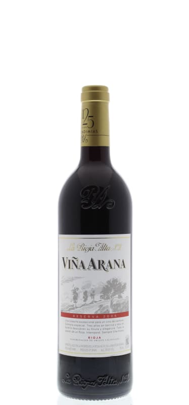 La Rioja Alta Vina Arana Rioja Reserva 2006 Front Bottle Shot