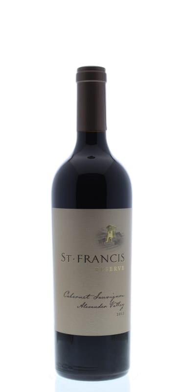 St. Francis Reserve Cabernet Sauvignon 2012 Front Bottle Shot