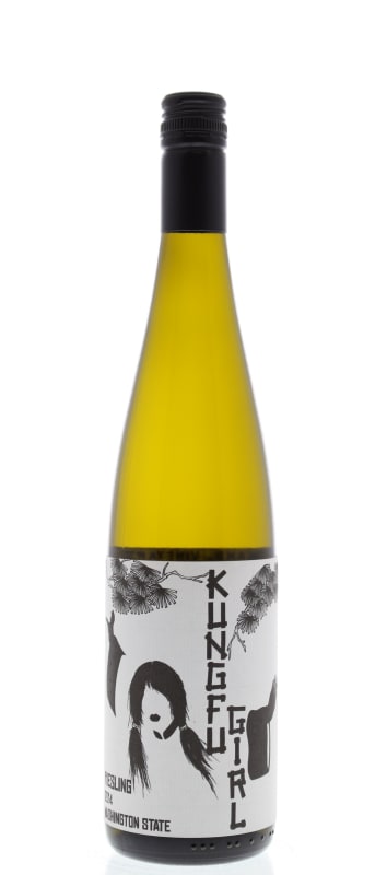 Charles Smith Wines Kung Fu Girl Riesling 2014 Front Bottle Shot