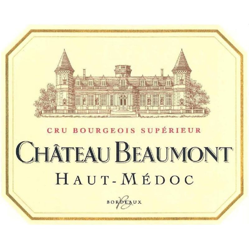 Chateau Beaumont 1986 Front Label