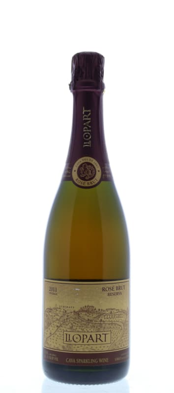 Llopart Brut Reserva Rose 2011 Front Bottle Shot